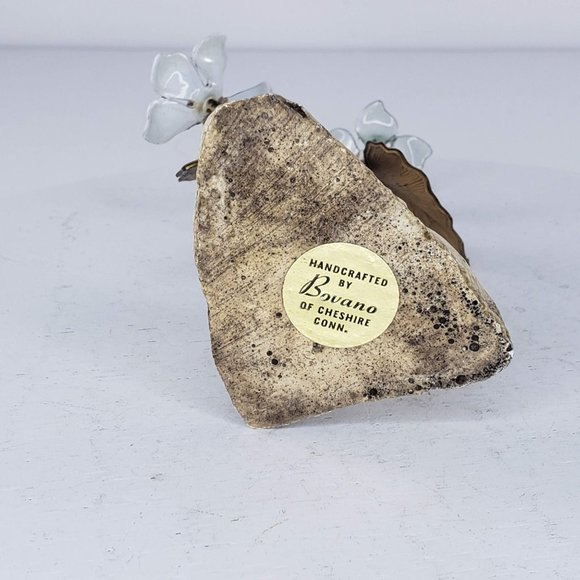 Bovano Metal Flower Enamel Copper Rock Cheshire Connecticut Purple - Picture 7 of 9